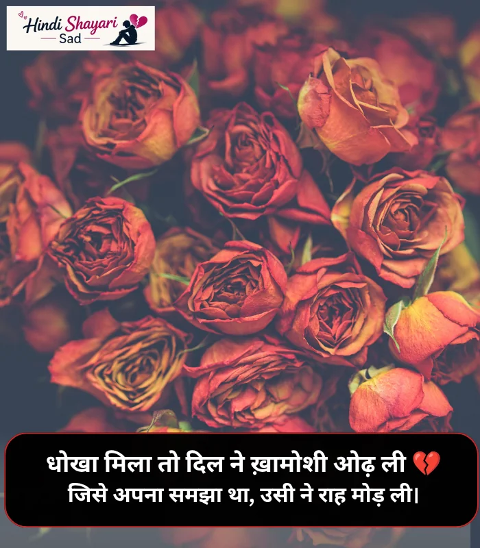 Dhoka Bewafa Shayari