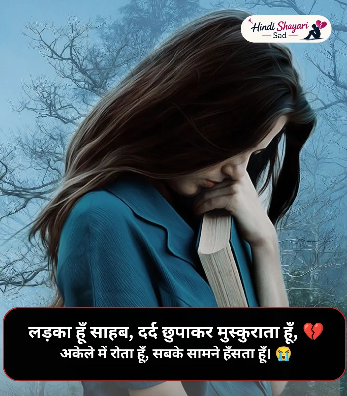 Sad Shayari😭 Life 2 Line Boy